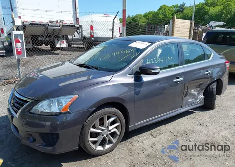 2015 Nissan Sentra Sr из США, поврежденный, VIN 3N1AB7AP2FY341341